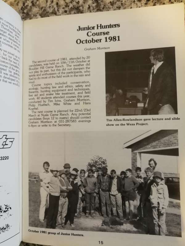 NYALA NEWS SPECIAL 50th Edition 4th Quarter 1981 Natal Hunters & Game Conservation Association