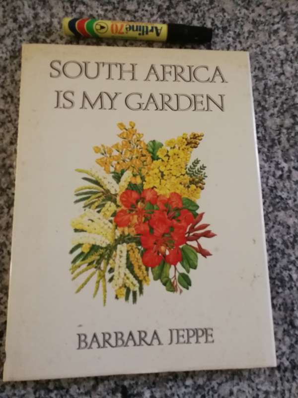 BARBARA JEPPE SOUTH AFRICA IS MY GARDEN 24 ORIGINAL WATER COLOURS 150 SPECIES IN COLOUR