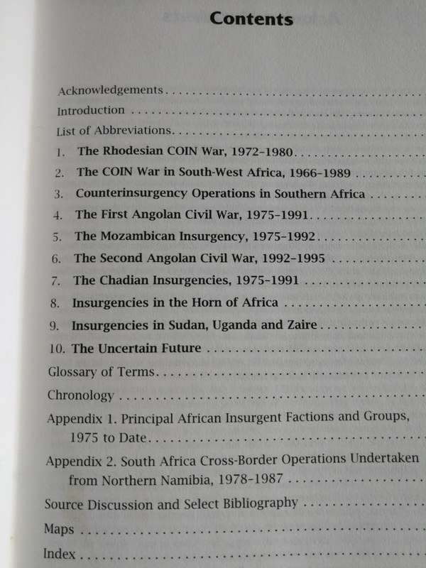 CONTINENT ABLAZE Insurgency Wars  Africa 1960 to '98 J W TURNER wars military  Southern Africa and
