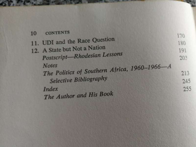 RHODESIA BACKGROUND TO CONFLICT B VULINDLELA MTSHALI Fwd. Kenneth Kaunda