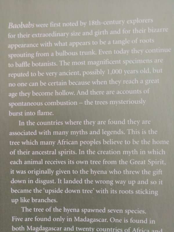 THE REMARKABLE BAOBAB THOMAS PAKENHAM ( trees )
