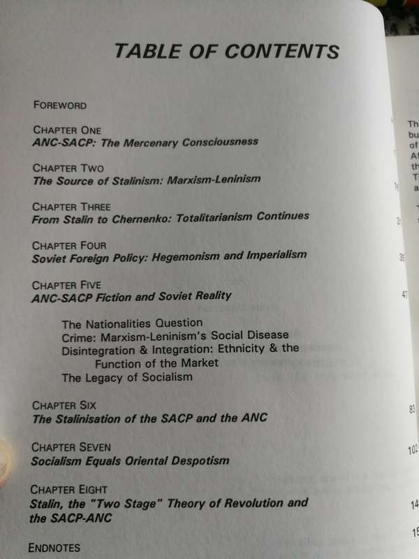 GLASNOST New Thinking & the ANC-SACP ALLIANCE A Parting of Ways  DIRK KUNERT 1991