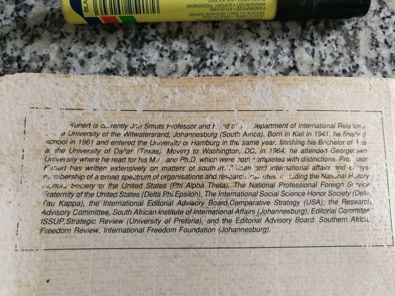 GLASNOST New Thinking & the ANC-SACP ALLIANCE A Parting of Ways  DIRK KUNERT 1991