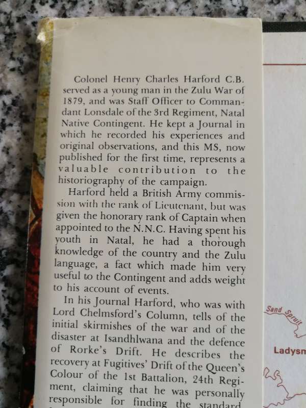 ZULU WAR JOURNAL COL. HENRY HARFORD C .B.  Natal Native Contingent  Ed. DAPPHNE CHILD