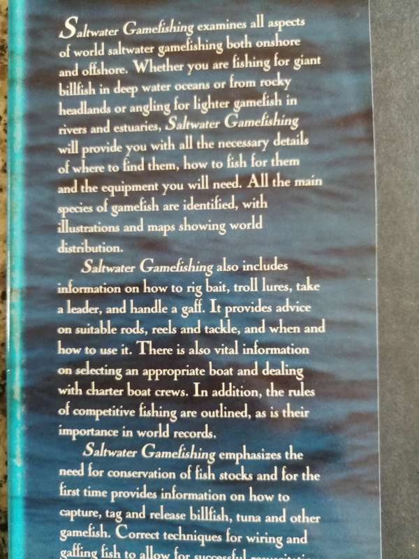 SALTWATER GAMEFISHING Offshore and Onshore PETER GOADBY  ( fishing incl. reference to Cape Town  )