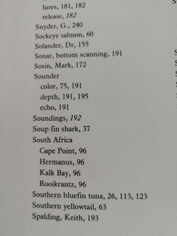 SALTWATER GAMEFISHING Offshore and Onshore PETER GOADBY  ( fishing incl. reference to Cape Town  )