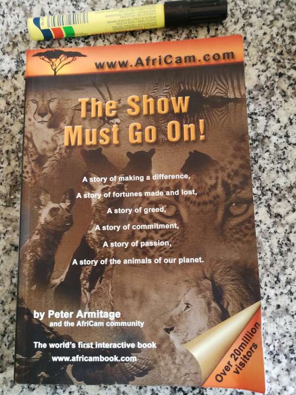 Website Africam Book The Show Must Go On PETER ARMATAGE  The story behind the internet site wildlife