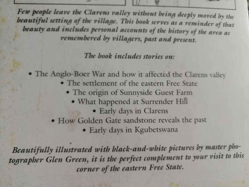 CLARENS ALL OUR YESTERDAYS AN Anecdotal History of the Clarens Valley