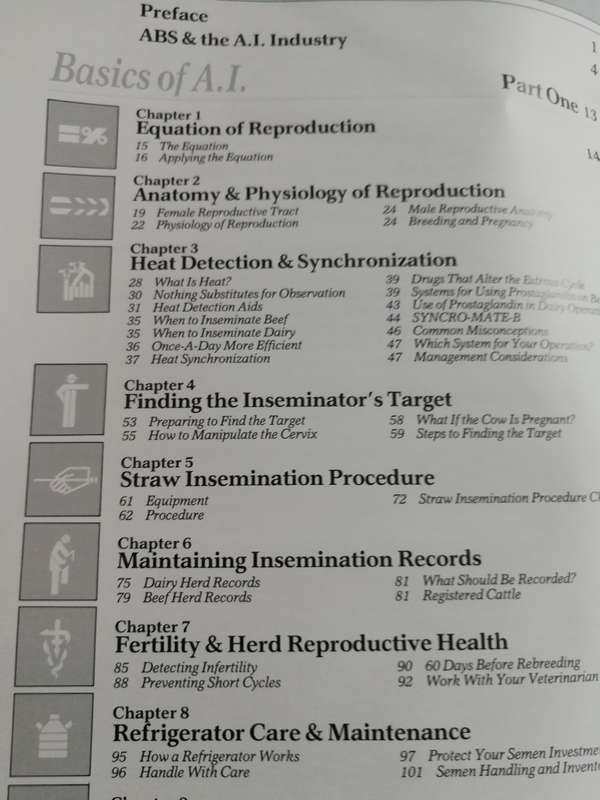 A I MANAGEMENT MANUAL ARTIFICIAL INSEMINATION AMERICAN BREEDERS SERVICE FARMING agriculture beef