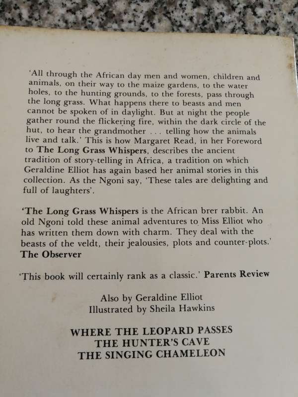 THE LONG GRASS WHISPERS by GERALDINE ELLIOT ( Softcover )