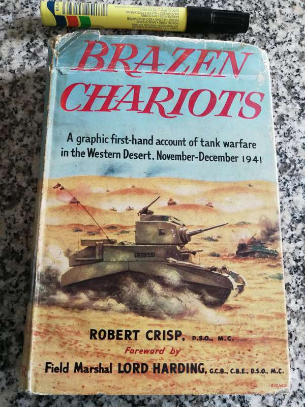 BRAZEN CHARIOTS ROBERT CRISP South African an Account of Tank Warfare in the Western Desert 1941