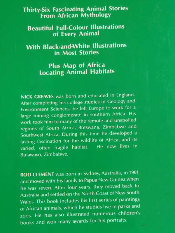 WHEN HIPPO WAS HAIRY and OTHER TALES FROM AFRICA  NICK GRAVES African mythology