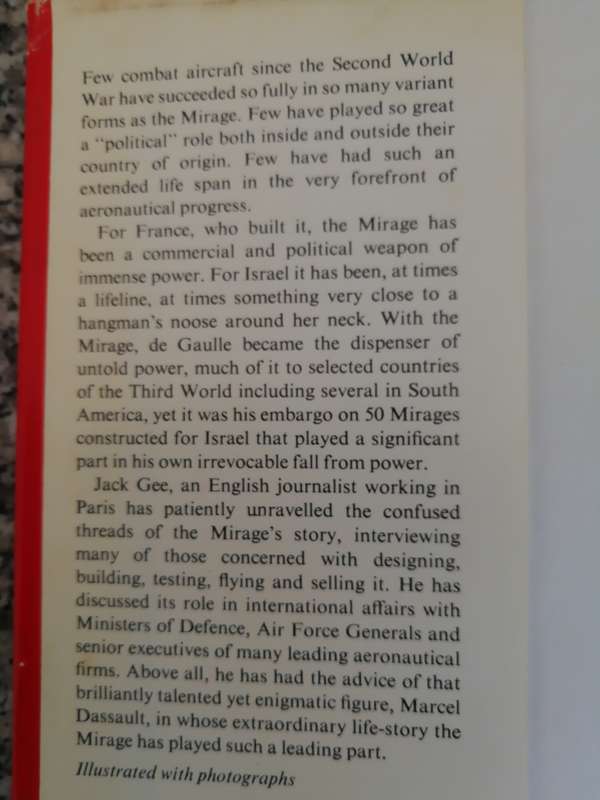 MIRAGE WARPLANE FOR THE WORLD JACK GEE (  the history and development  1971 ) fighter jets aviation