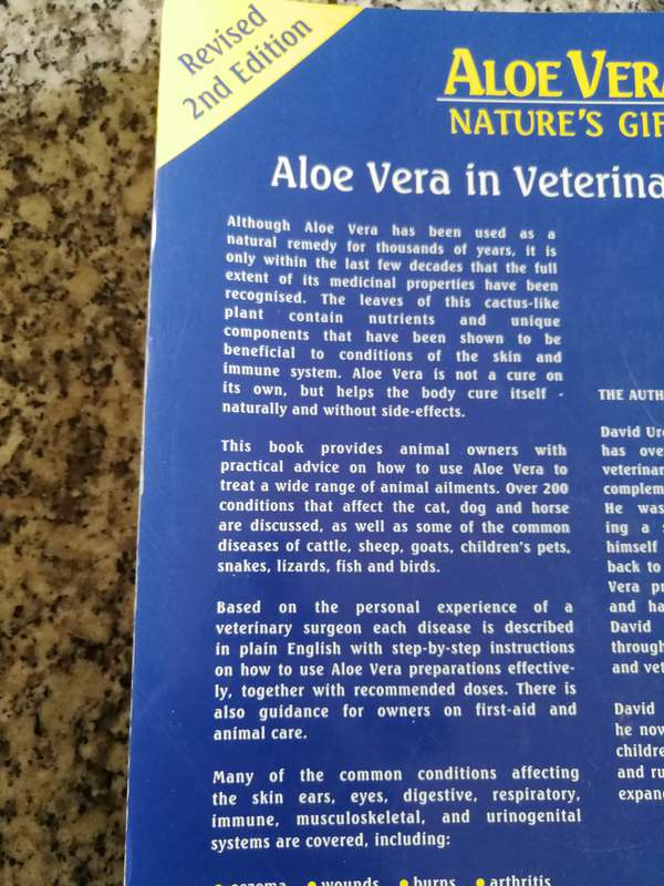 ALOE VERA NATURES GIFT By a Veterinary Surgeon DAVID URCH IN VET PRACTICE  Agriculture farming