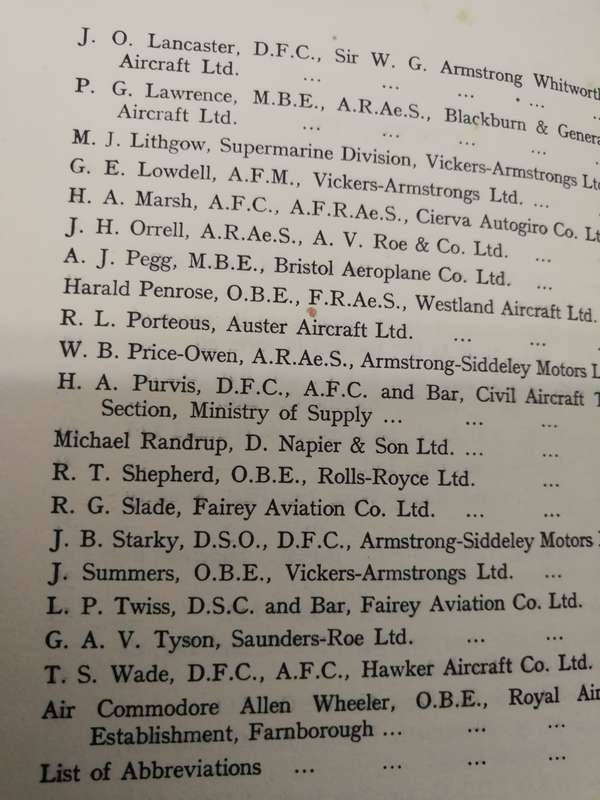 BRITISH TEST PILOTS GEOFFREY DORMAN  1950 (  fighter jets aviation RAF