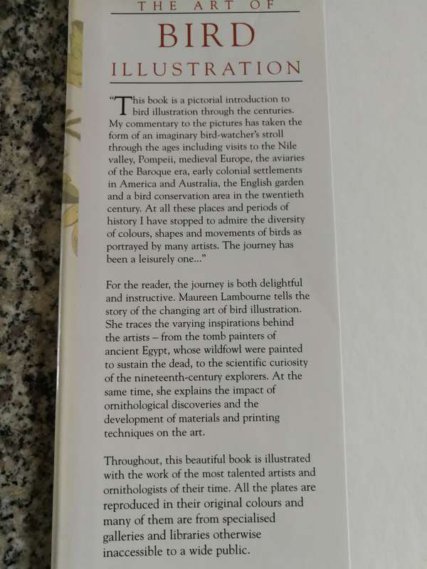 THE ART OF BIRD ILLUSTRATION Visual Tribute Achievements Classic Bird Illustrators MAUREEN LAMBOURNE