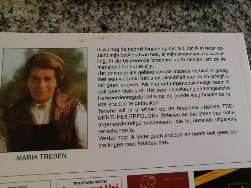 GEZONDHEID UIT DIE APOTHEEK VAN GOD MARIA TREBEN ( God's Pharmacy  in GERMAN language )