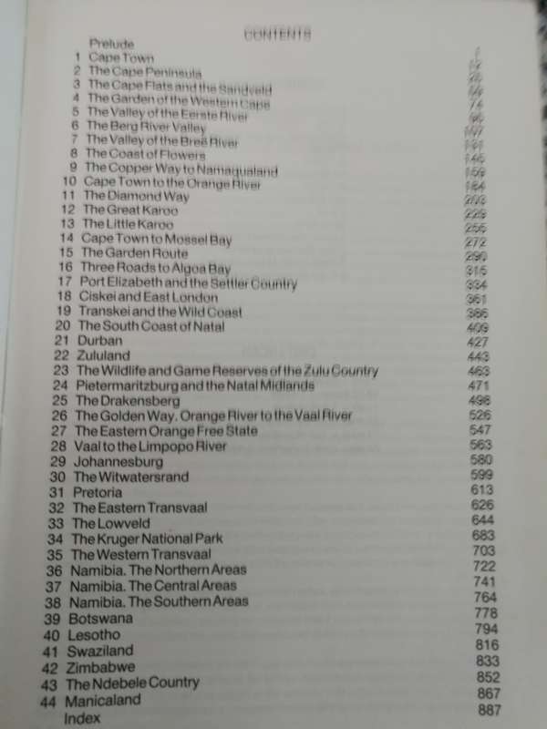 DISCOVERING SOUTHERN AFRICA T V BULPIN Fourth Edition 1986