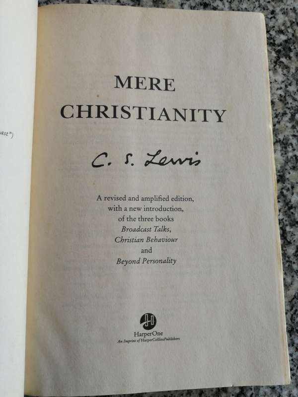 C S LEWIS MERE CHRISTIANITY
