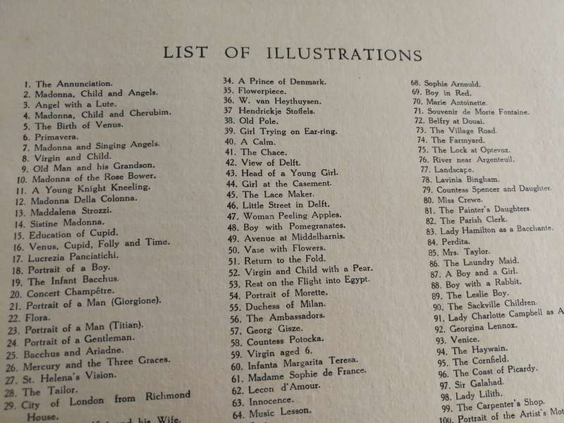 FAMOUS WORKS OF ART United Tobacco 100 Cards The World's Masterpieces  ( suggested for Art Students