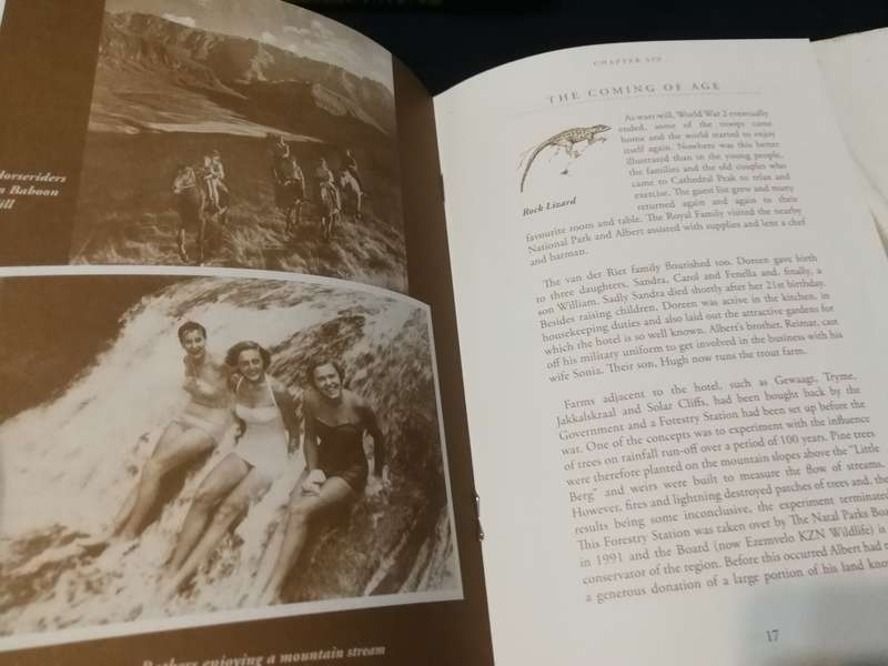 CATHEDRAL PEAK HOTEL STORY History of the Drakensberg Hotel BRIAN AGAR  SIGNED by the Hotel Owner