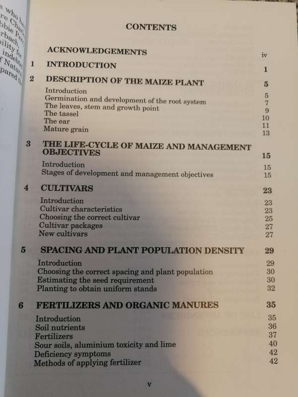 MAIZE PRODUCTION IN KWAZULU Handbook for Extension Officers & Farmers  JD LEA  KwaZulu Natal farming