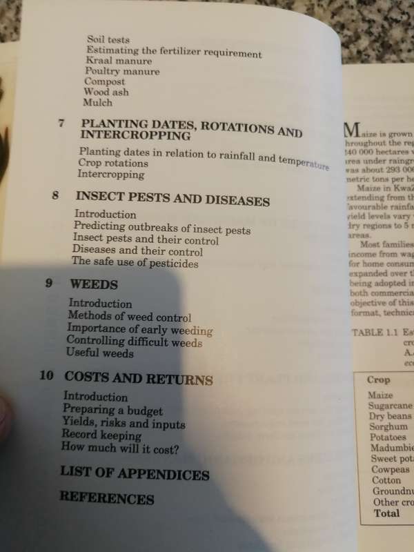 MAIZE PRODUCTION IN KWAZULU Handbook for Extension Officers & Farmers  JD LEA  KwaZulu Natal farming