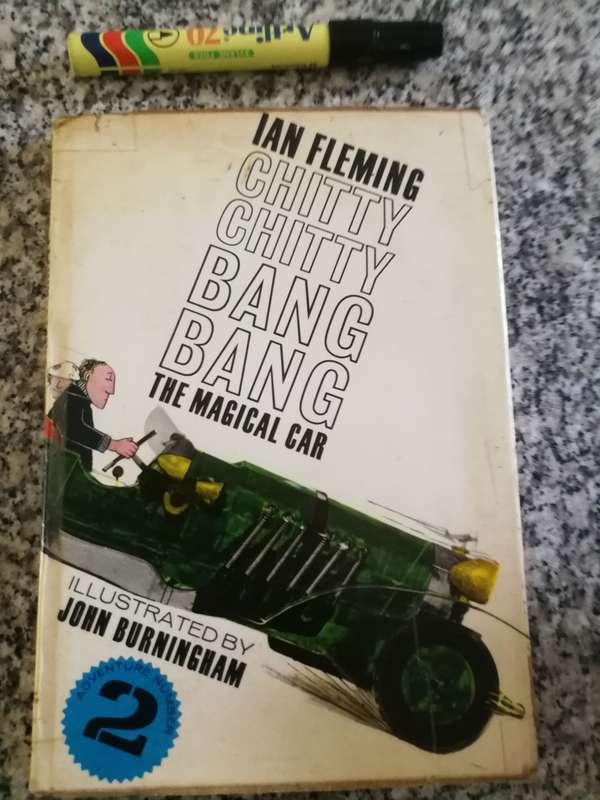 CHITTY CHITTY BANG BANG THE MAGICAL CAR ADVENTURE No. 2 IAN FLEMING Illustrations . J BURNINGHAM