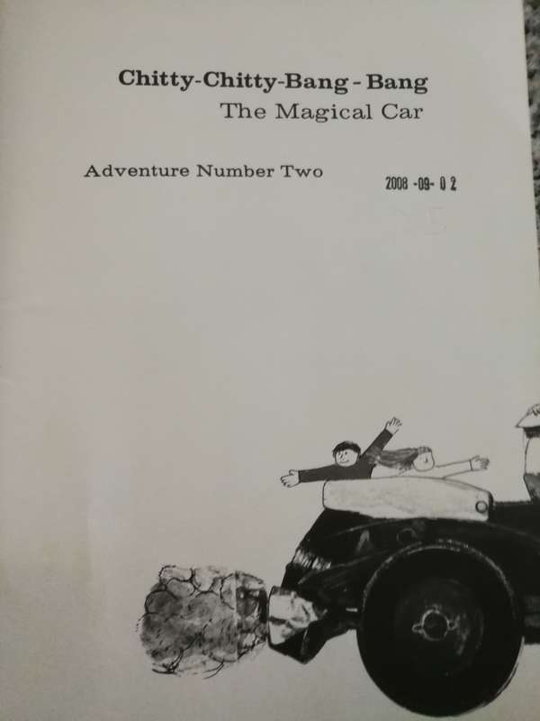 CHITTY CHITTY BANG BANG THE MAGICAL CAR ADVENTURE No. 2 IAN FLEMING Illustrations . J BURNINGHAM