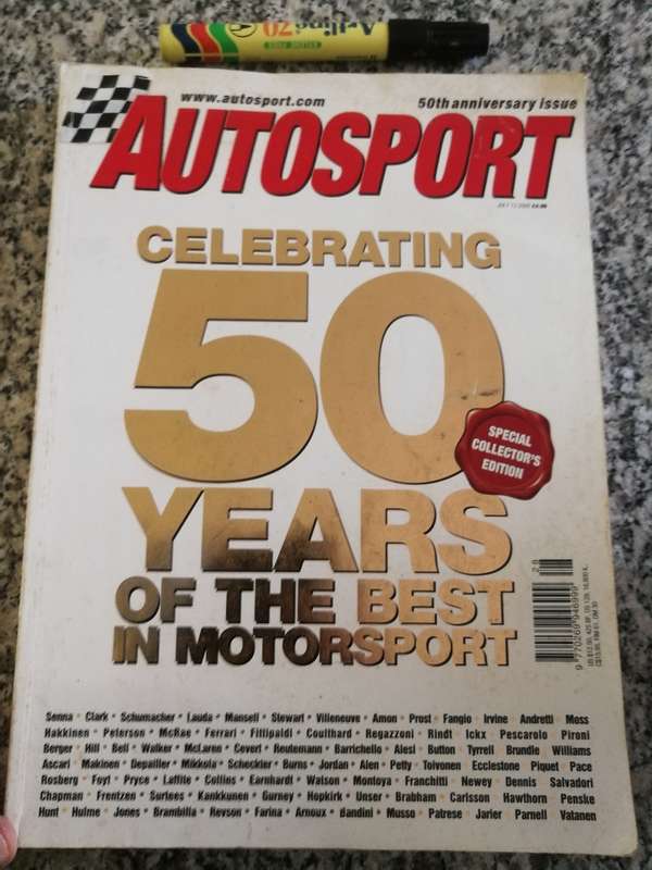 AUTOSPORT CELEBRATING 50 YEARS OF THE BEST IN MOTORSPORT July 2000 Collectors Edition Motor Racing