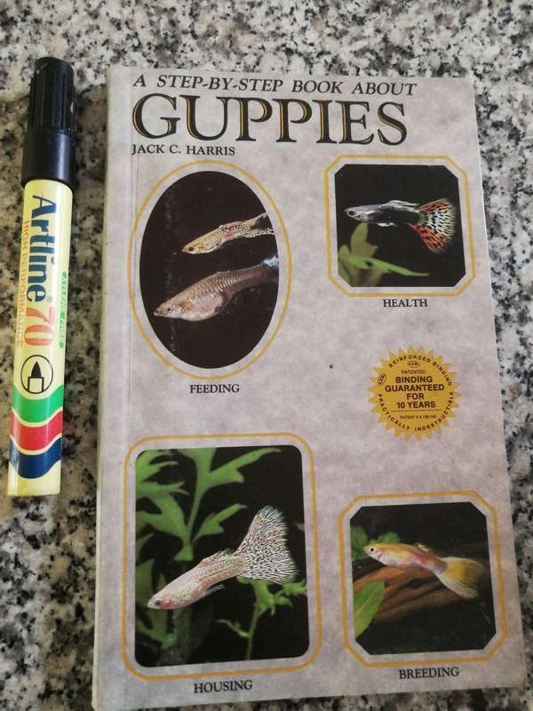 A Step by Step Book about GUPPIES JACK C HARRIS   (  tropical fish freshwater aquarium )