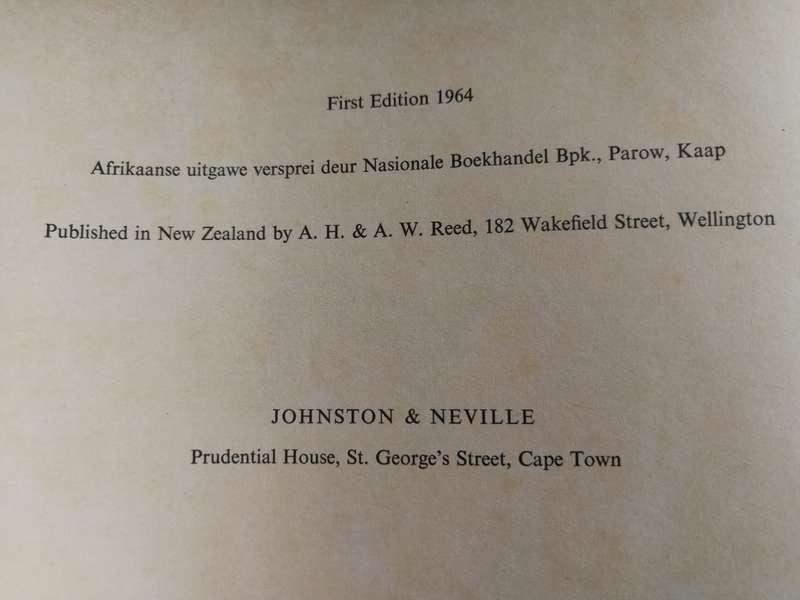 RUGBY IN SOUTH AFRICA publisher JOHNSTON & NEVILLE  on Behalf of S A Rugby Board 1964
