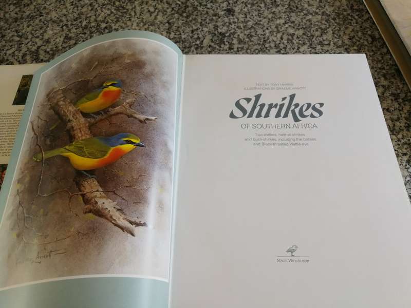 SHRIKES OF SOUTHERN AFRICA TONY HARRIS GRAEME ARNOTT in a protective slipcase birds birding