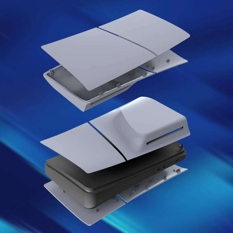 RARE!!! PS5 Slim Plates (Retro Grey)