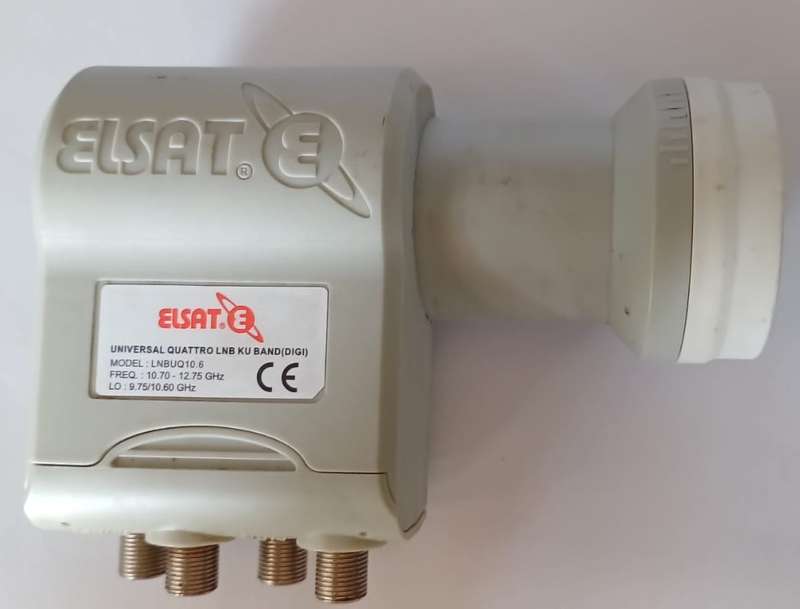 Elsat Quattro LNB (Model LNBUQ10.6)
