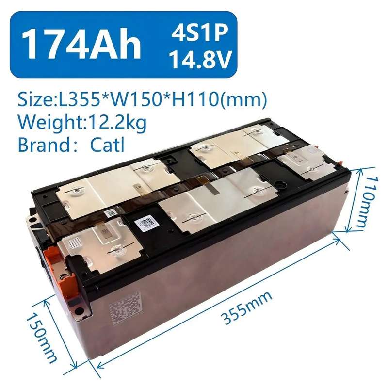 Catl 14.8V 174Ah 4S1P NMC Battery Module Nissan Leaf EV Battery Pack Upgrade (56KWH)