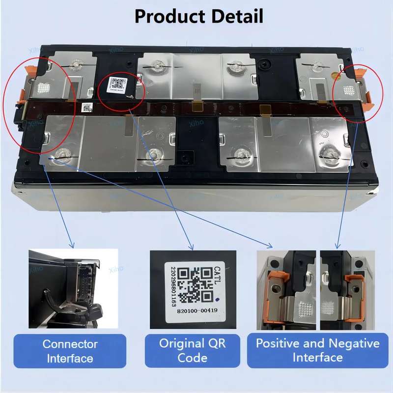 Catl 14.8V 174Ah 4S1P NMC Battery Module Nissan Leaf EV Battery Pack Upgrade (56KWH)