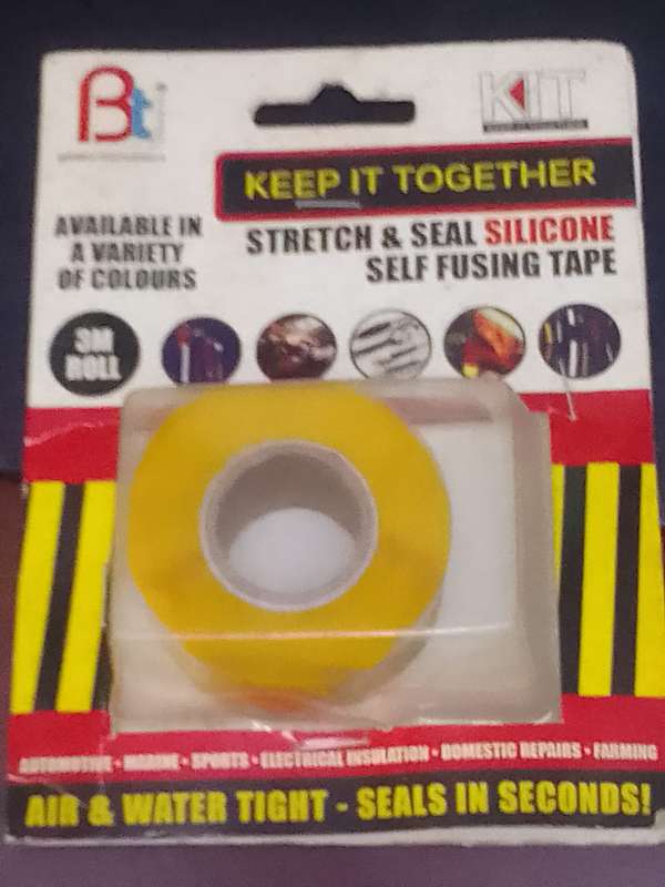 Stretch & Seal Silicone Self Fusing Tape (3 metres)