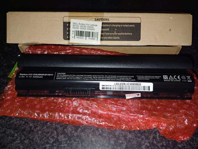 Replacement Dell laptop battery fits E6230, E6320, E6220, E6430s