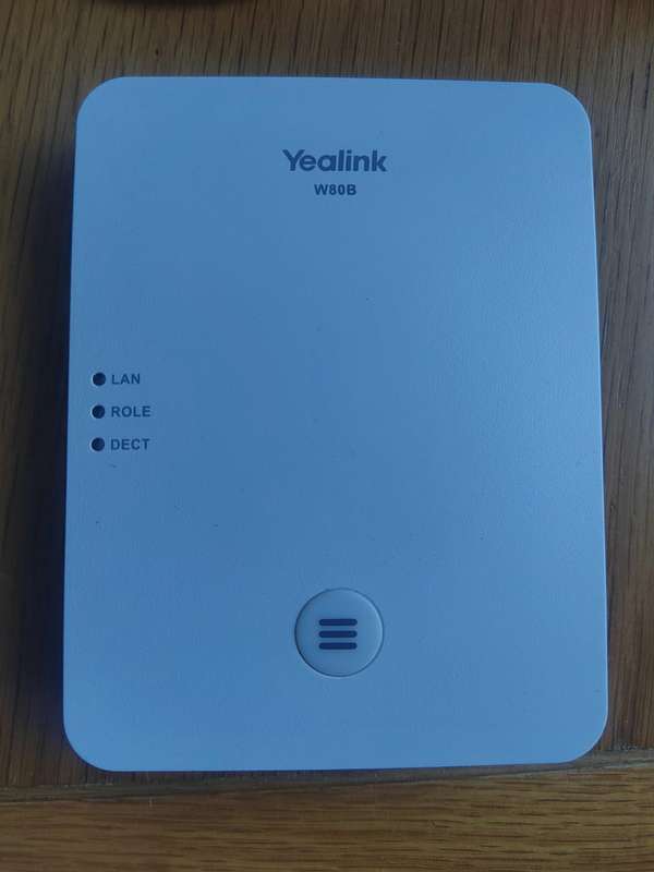 Yealink W80B base and power supply