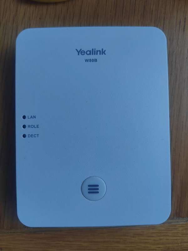 Yealink W80B base and power supply