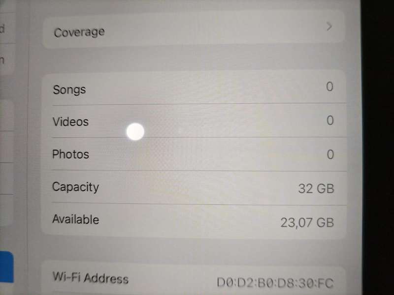 iPad 5th gen 32GB wifi