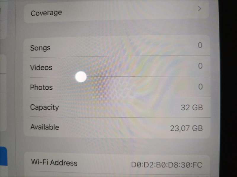 iPad 5th gen 32GB wifi