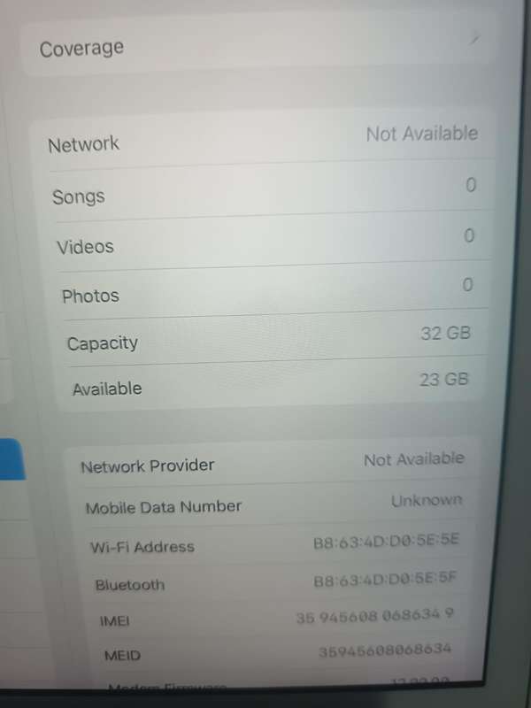IPad 5th gen 32GB wifi clean condition