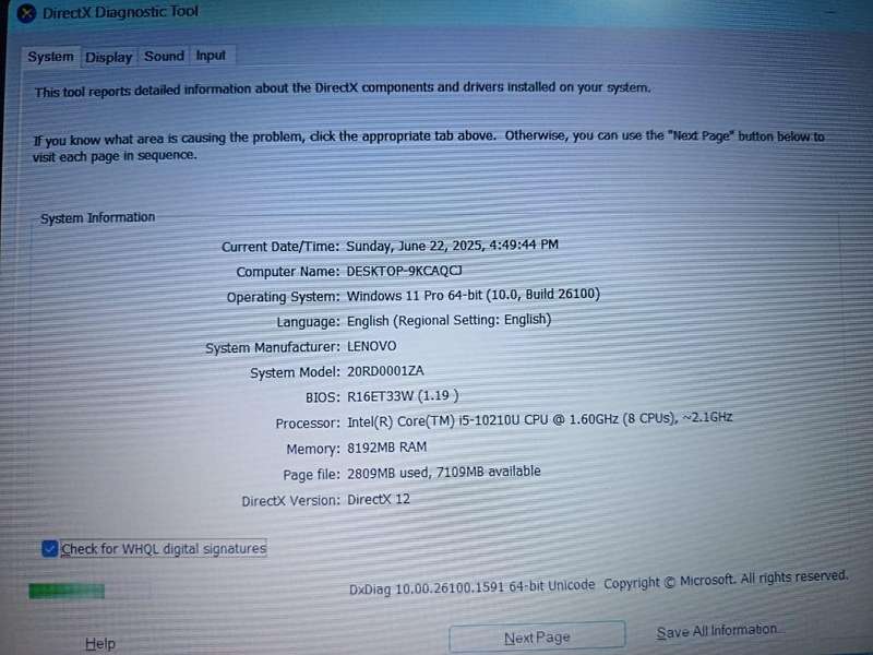 Lenovo ThinkPad E15 i5 10th generation - Laptop