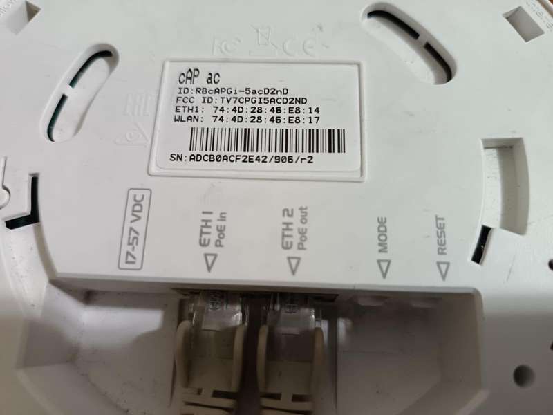 MikroTik RBcAPGi-5acD2nD Access Point