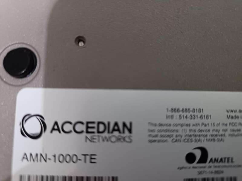 ACCEDIAN NETWORKS  AMN-1000-TE Network Performance Element Interface Device