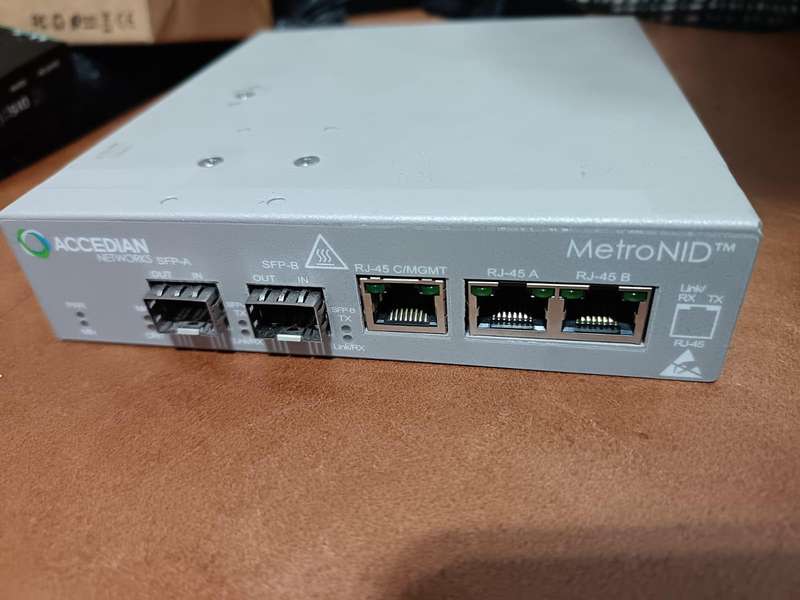 ACCEDIAN NETWORKS  AMN-1000-TE Network Performance Element Interface Device
