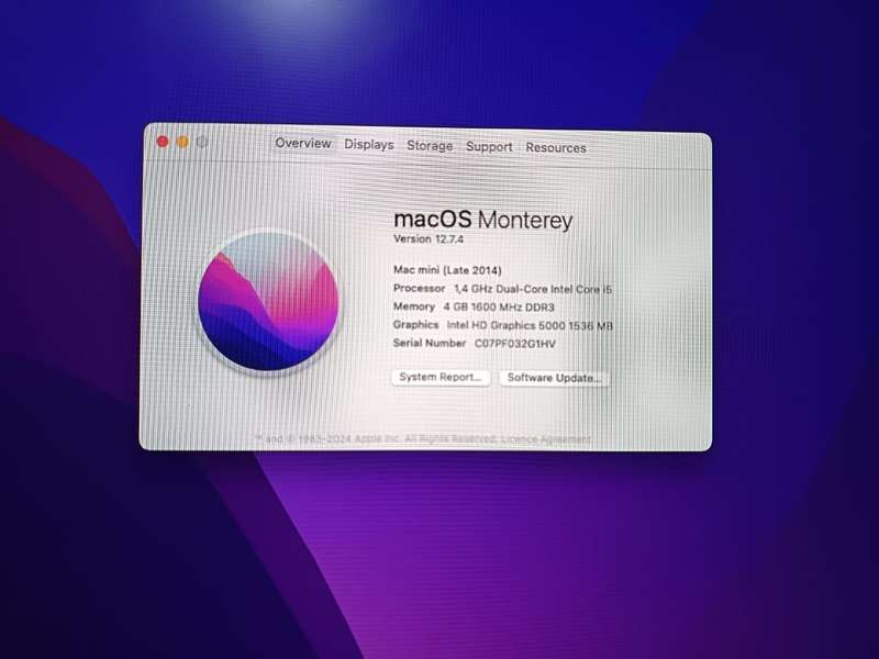 Mac Mini 2014 with i5 processor