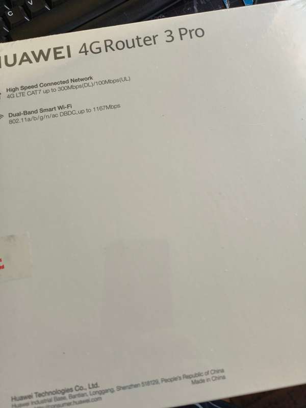 Huawei 4G Router 3 Pro model B535 - BRAND NEW SEALED